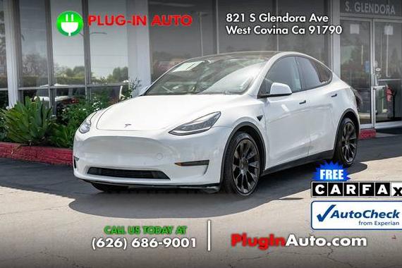 TESLA MODEL Y 2020 5YJYGDEE2LF022453 image